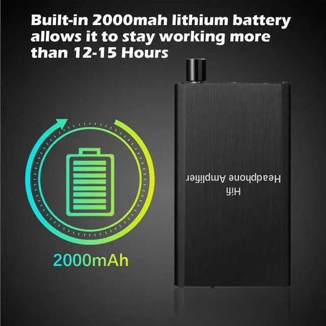 Alt view image 6 of 7 - Headphone Amplifier, Portable HiFi Headphone Amp 3.5mm Stereo Audio Gain Switch Support Impedance 16-300 Headset for MP3/MP4 /Phones/Digital Players/Computers/Xbox one,PS4,PS5 Controller