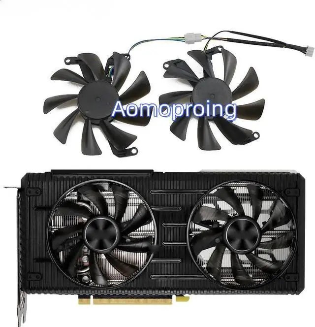 Main image of Aomoproing 2pcs/Set 85MM GPU VGA Cooler TH9215S2H-PAA01 Graphics Fan For Palit GeForce RTX 3060 Dual RTX3060 Ti OC Video As Replacement