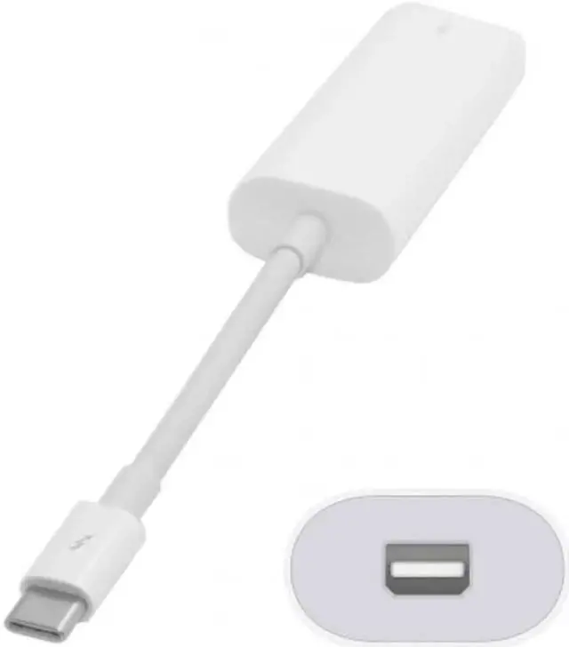 Alt view image 3 of 7 - Aomoproing 40Gbps USB-C Thunderbolt 3 USB4 Port to Thunderbolt 2 Adapter for 2016 Macbook Pro Display MC914 & Hard Disk TB-026