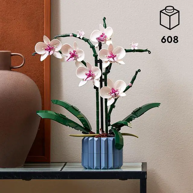 Alt view image 6 of 6 - LEGO Icons Orchid 10311 Artificial Plant Building Set with Flowers, Home Décor Accessory for Adults, Botanical Collection, Mother's Day Gift Idea, Anniversary Gift for Her and Him