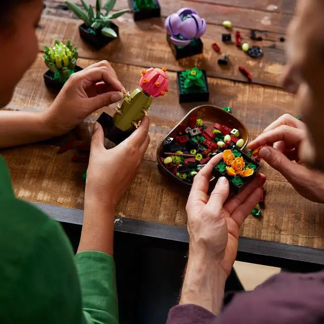 Alt view image 2 of 5 - LEGO Icons Succulents 10309 Artificial Plants Set for Adults, Home Décor, Birthday and Mother's Day Gift, Creative Housewarming Gifts, Botanical Collection