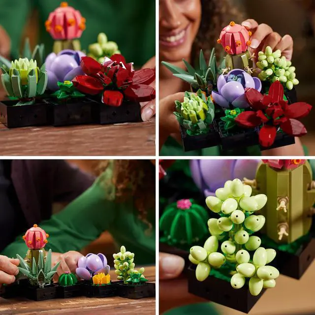 Alt view image 3 of 5 - LEGO Icons Succulents 10309 Artificial Plants Set for Adults, Home Décor, Birthday and Mother's Day Gift, Creative Housewarming Gifts, Botanical Collection