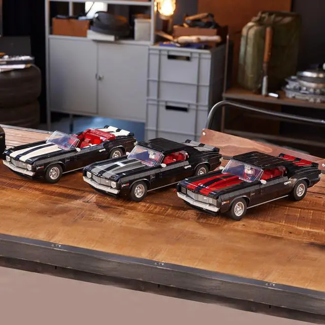 Main image of LEGO Icons Chevrolet Camaro Z28 10304, Customizable Classic Car Model Building Kit for Adults, Vintage American Muscle Vehicle Gift Idea