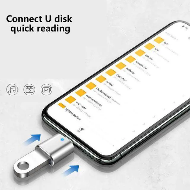 Alt view image 3 of 4 - USB C to USB Adapter 2-Pack High-Speed Data Transfer, USB-C to USB 3.0 Female Adapter