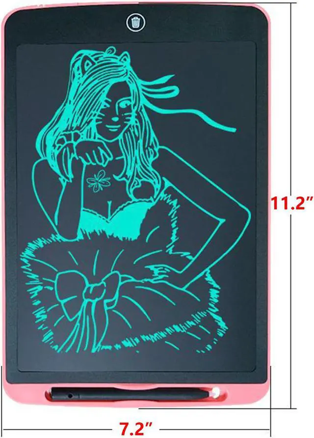 Alt view image 2 of 3 - LCD Writing Tablet 12 Inch Electronic Writing Board with Memory Lock Button, Environment Friendly Drawing Pad