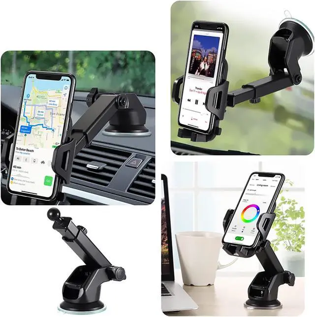 Alt view image 4 of 4 - High Suction Phone Holder for Car Phone Stand for Car Mount Phone Holder Fit Most Smartphone