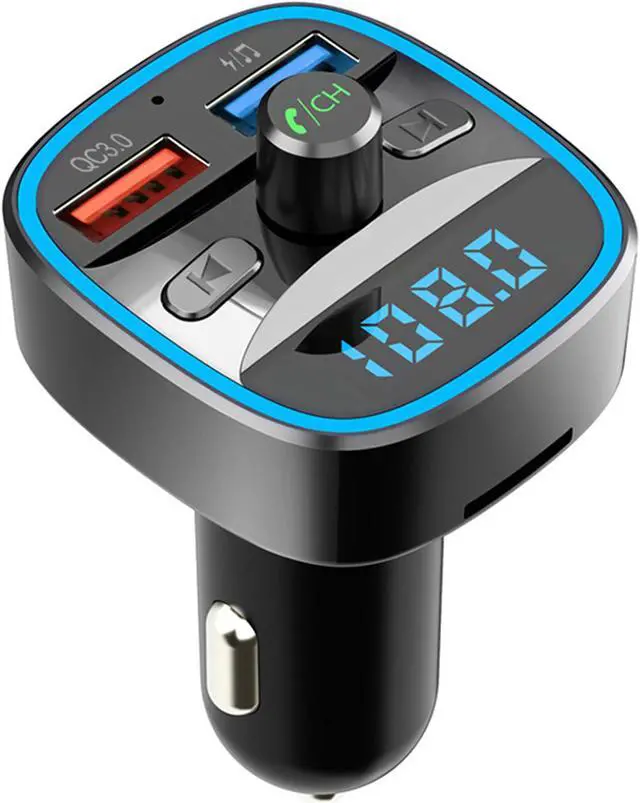 Main image of Handsfree Call Dual USB Port Car Charger,Wireless Bluetooth FM Transmitter Radio Receiver,Mp3 Audio Music Stereo Adapter