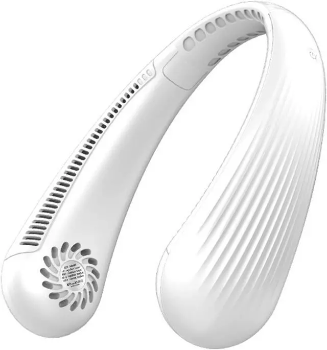 Main image of Portable Neck Fan, Hands Free Bladeless Fan, Cooling Personal Fan,3 Speeds Adjustment, Headphone Design, Rechargeable, USB Powered Neck Fan for Outdoor Indoor