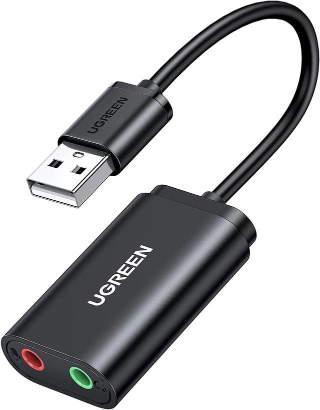 Ugreen USB to 3.5mm Audio Jack USB A Sound Card Adapter