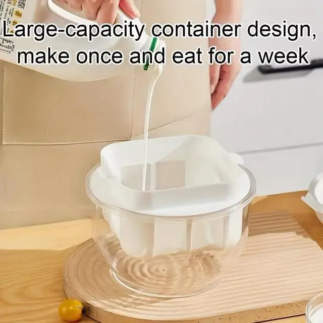 Main image of Yogurt Whey Separator, Greek Yogurt Strainer, Cold Brew Yogurt Maker, Traditional Homemade Yogurt Filter Tool