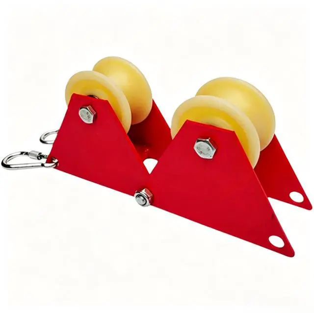 Main image of High Altitude Safety Rope Pulley, Labor-Saving Manual Rope Retriever, Wall Corner Rope Protector, Heavy Duty Outdoor Exterior Wall Work Anti-Wear Rope Winding Tool
