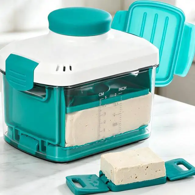 Main image of Tofu Press Maker, Automatic Tofu Water Remover with Measuring Scale, Multifunctional Tofu Presser for Homemade Tofu