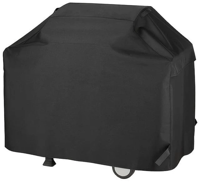 Main image of AllWeather Outdoor Barbecue Grill Cover, Windproof Dustproof Large Gas BBQ Protective Cover with Handles and Straps