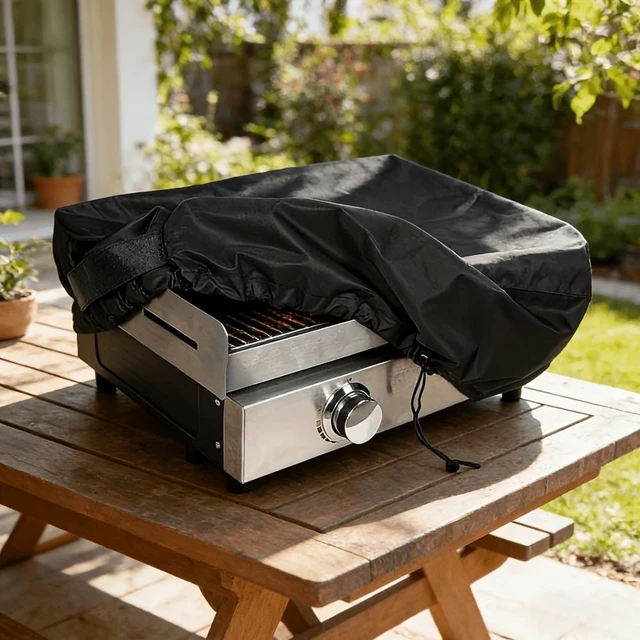 Main image of Rectangular Patio Furniture Cover, Heavy Duty Waterproof UV Resistant Outdoor Table Sofa Protector with Adjustable Drawstring