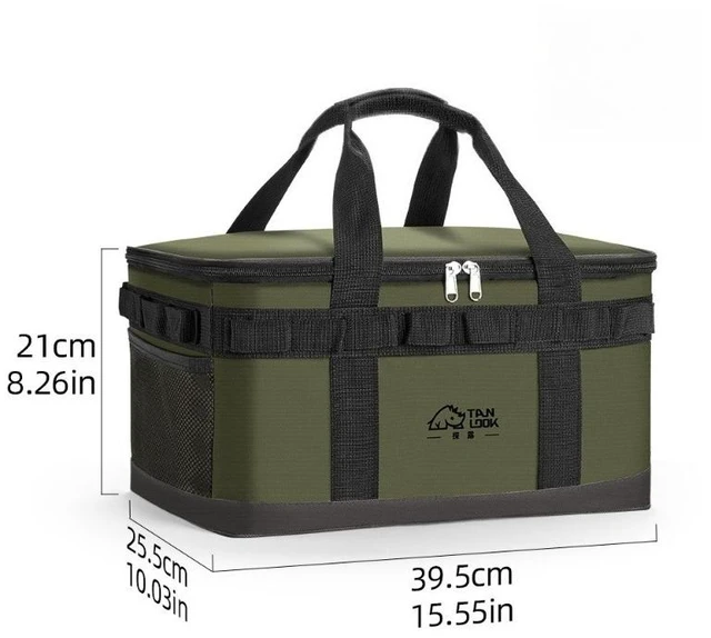 Alt view image 3 of 6 - Multifunctional Outdoor Camping Bag, Large Capacity Portable Travel Storage Bag, Sturdy Durable Camping Gear Bag with Stylish Appearance