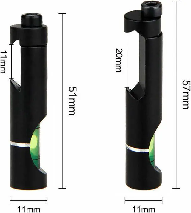 Alt view image 2 of 7 - Metal Spirit Bubble Level Rifle Sight Scope Mount for 20mm Picatinny Weaver Rail