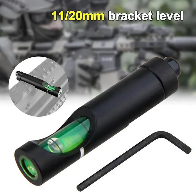 Alt view image 5 of 7 - Metal Spirit Bubble Level Rifle Sight Scope Mount for 20mm Picatinny Weaver Rail