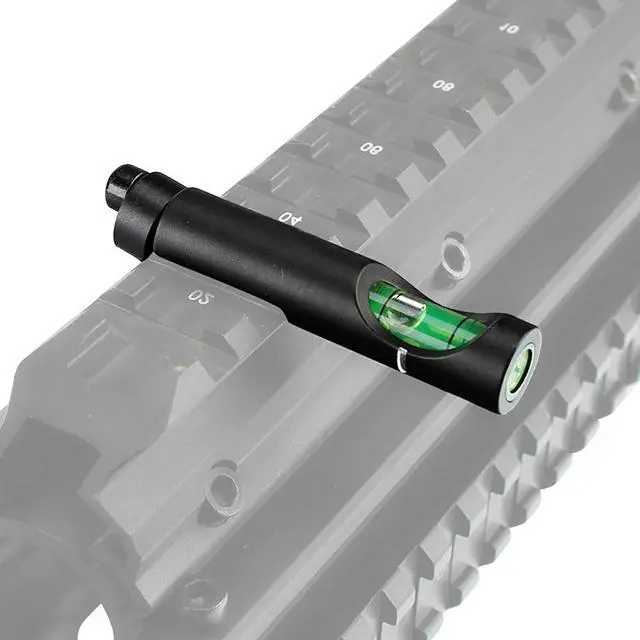 Alt view image 7 of 7 - Metal Spirit Bubble Level Rifle Sight Scope Mount for 20mm Picatinny Weaver Rail