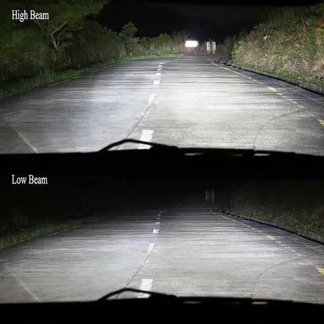 Alt view image 6 of 6 - 9006 HB4 LED Headlights Bulbs Lamp Fog Light Hi/Lo Beam HID Xenon 2000W 300000LM