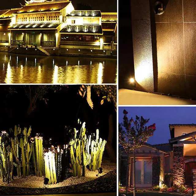 Alt view image 3 of 7 - 9W LED Landscape Garden Wall Yard Path Outdoor Lighting Flood Spot Light Lamp