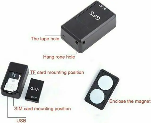 Alt view image 4 of 7 - Magnetic Mini GPS Tracker Car Kids GSM GPRS Real Time Tracking Locator Device