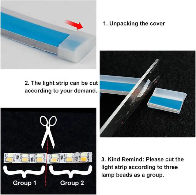 Alt view image 2 of 7 - 2pcs 60CM Slim Amber Sequential LED DRL Light Turn Signal Strip For Headlight