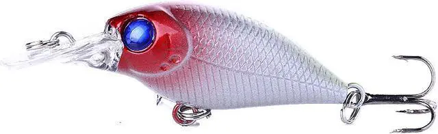 Alt view image 6 of 7 - 8pcs Lot Crankbaits 5cm/4.4g Minnow Fishing Lures Hook Tackle Hard Bait Wobbler