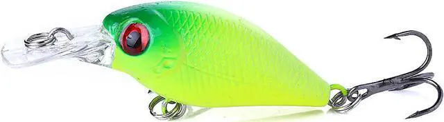 Alt view image 7 of 7 - 8pcs Lot Crankbaits 5cm/4.4g Minnow Fishing Lures Hook Tackle Hard Bait Wobbler