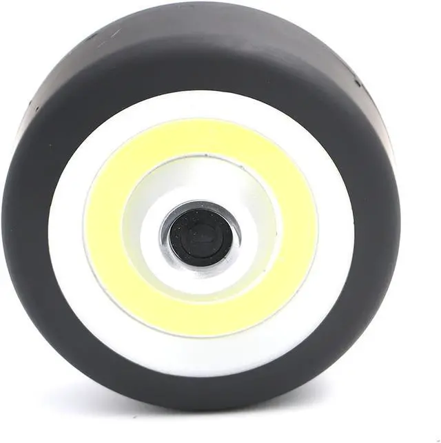 Alt view image 2 of 7 - Light W/ Magnetic Base+Adjust Hook COB LED Round Flashlight Torch Car Inspection