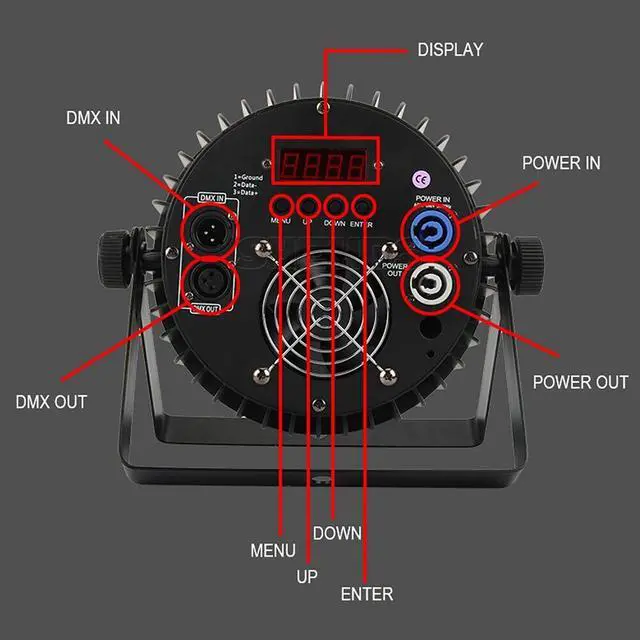 Alt view image 6 of 7 - 18x18w RGB Lighting LED Stage Light DMX Party DJ Disco Show