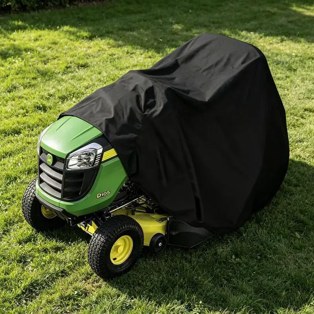 Main image of Black ATV Cover, Heavy Duty All Weather Outdoor Beach Vehicle Protector