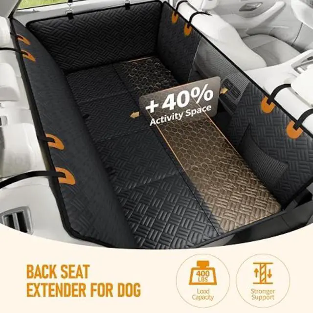 Alt view image 3 of 6 - SUV Cargo Liner for Dogs, Waterproof AntiScratch Pet Trunk Seat Cover, NonSlip Dog Cargo Mat with Side Walls, Durable Pet Cargo Protector for SUV, Truck & Van