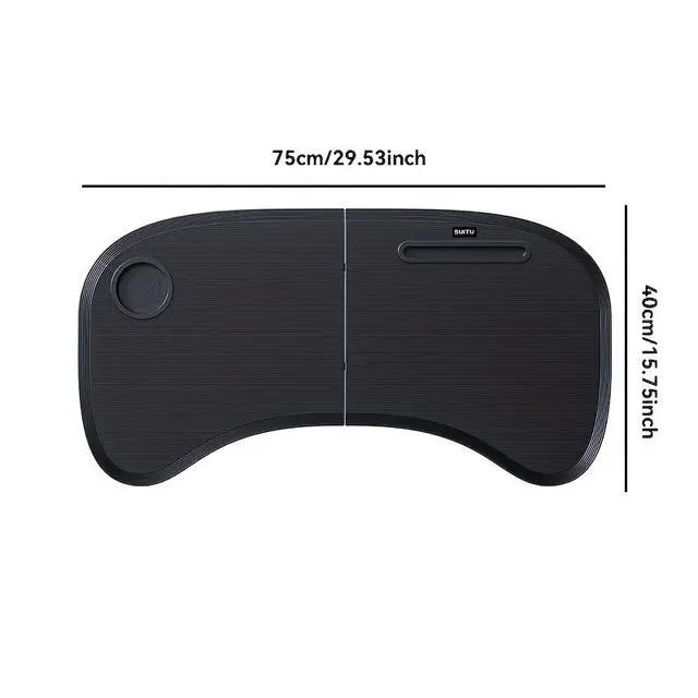 Alt view image 6 of 6 - Lightweight Portable 360-Degree Foldable Steering Wheel Car Table, Multifunctional Car Laptop Desktop, Car Dining Tray & Steering Wheel Storage Rack
