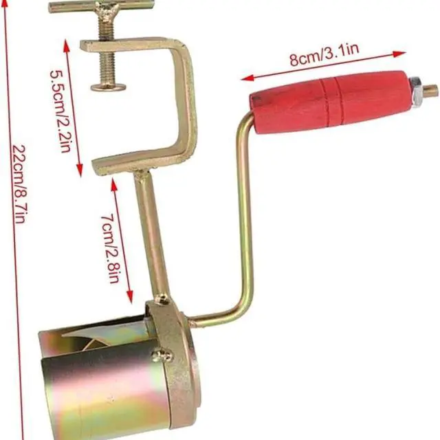 Alt view image 3 of 7 - Stainless Steel Corn Husker, Hand Crank Corn Cob Peeler and Thresher, Practical Corn Stripping Tool for Barbecue and Outdoor Cooking