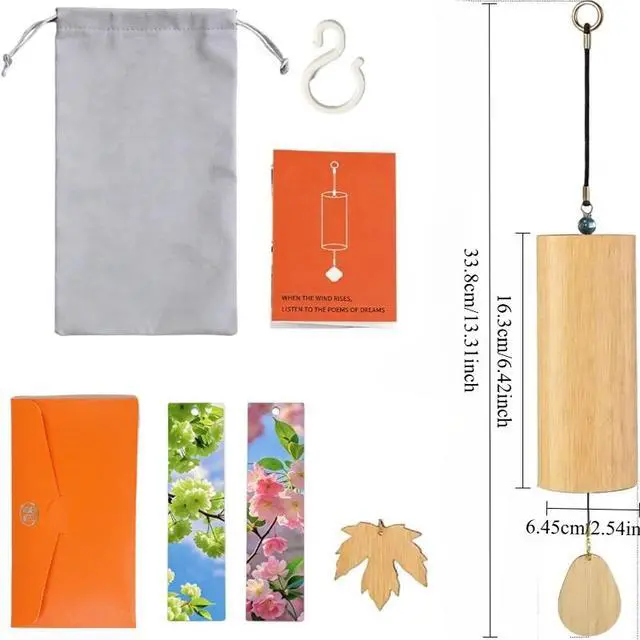 Alt view image 6 of 6 - 1 Pack Musical Wind Chime for Relaxation, Calming Soothing Wind Chime for Indoor & Outdoor Decor