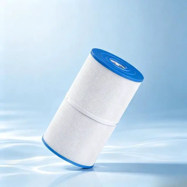Alt view image 2 of 7 - Spa Filter Cartridge, Pleated Hot Tub Replacement Filter, Reusable Washable Spa Pool Filter for Swimming Pool & Hot Spring Bathtub