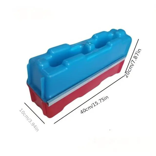 Alt view image 7 of 7 - Plastic Hollow Concrete Block Mold, Reusable Interlocking Brick Mould, DIY Concrete Hollow Brick Molding Tool for Garden Landscape Construction
