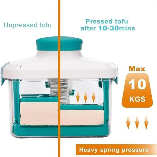 Alt view image 5 of 6 - Tofu Press Maker, Automatic Tofu Water Remover with Measuring Scale, Multifunctional Tofu Presser for Homemade Tofu