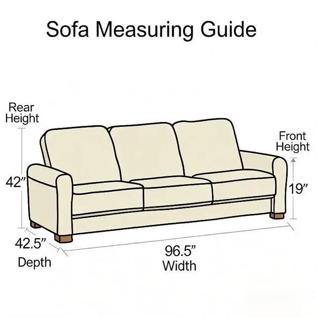 Alt view image 5 of 5 - Clear Plastic Sofa Cover, Full Transparent Couch Protector, Waterproof DustProof Sofa Slipcover for Pets, Moving and LongTerm Storage