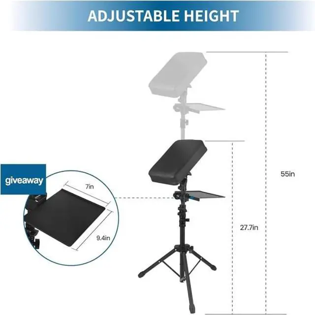 Alt view image 3 of 7 - Adjustable Height Triangular Tattoo Armrest Tripod, Portable Tattoo Arm & Leg Rest with Soft Sponge Pad, Durable Tattoo Holder Stand for Tattoo Studio & Salon Supplies, Black