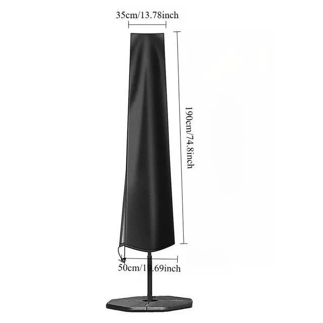 Alt view image 3 of 5 - Outdoor umbrella cover, only selling the cover. Outdoor umbrella accessory sunshade cloth, outdoor umbrella storage, dust-proof and water-proof.