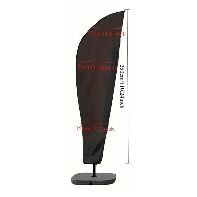 Alt view image 2 of 6 - Outdoor umbrella cover, only selling the cover. Outdoor umbrella accessory sunshade cloth, outdoor umbrella storage, dust-proof and water-proof.