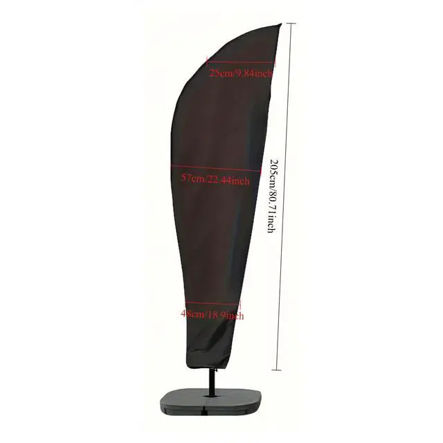 Alt view image 2 of 6 - Outdoor umbrella cover, only selling the cover. Outdoor umbrella accessory sunshade cloth, outdoor umbrella storage, dust-proof and water-proof.