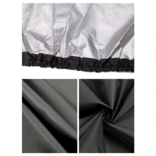 Alt view image 5 of 5 - Black Stackable Chair Cover, HeavyDuty Oxford Fabric Outdoor Stacked Patio Chair Protector with Drawstring