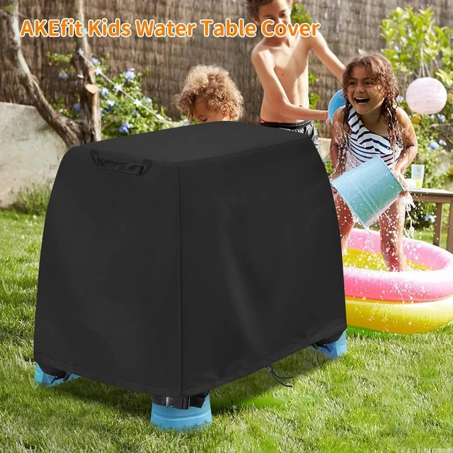 Alt view image 4 of 5 - AllWeather Outdoor Children Play Table Cover, Windproof Dustproof Patio Sand Water Activity Toy Table Protective Cover