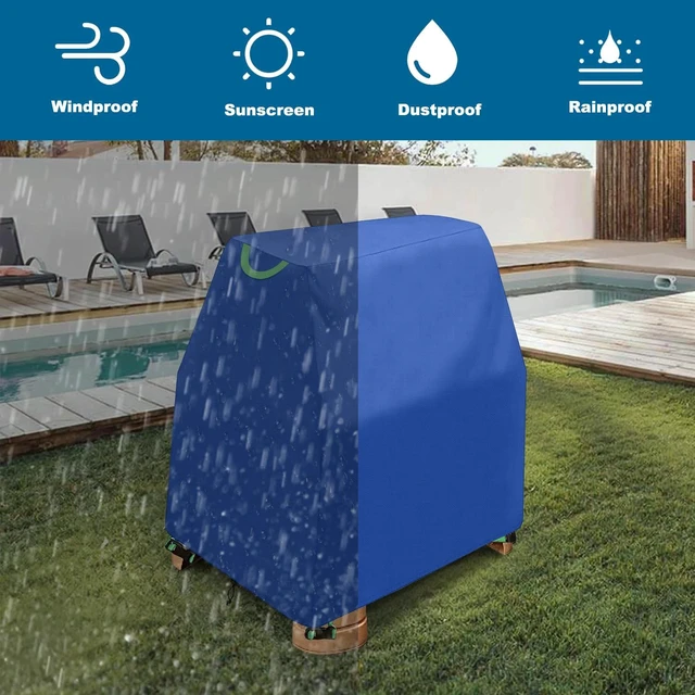 Alt view image 3 of 5 - AllWeather Outdoor Children Play Table Cover, Windproof Dustproof Patio Sand Water Activity Toy Table Protective Cover