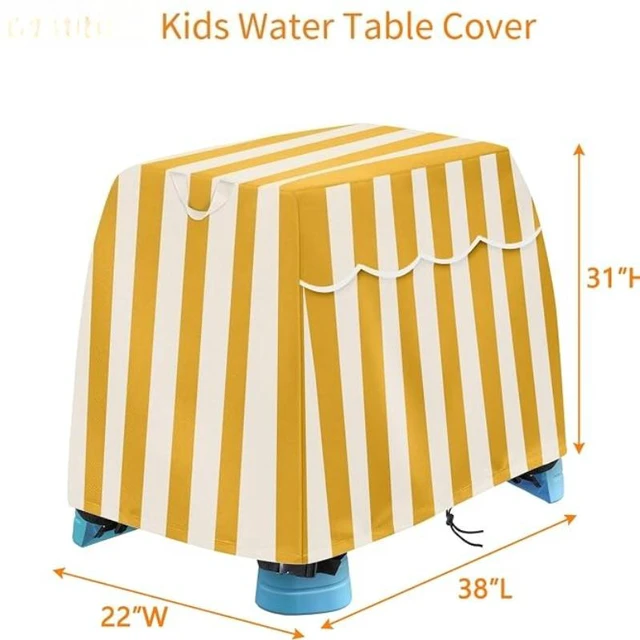 Alt view image 2 of 7 - AllWeather Outdoor Children Play Table Cover, Windproof Dustproof Patio Sand Water Activity Toy Table Protective Cover