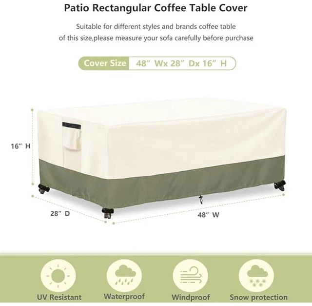 Alt view image 2 of 7 - Beige & Lime Green Prep Table Cover,Weatherproof Outdoor Table Protector with Black Mesh Side Vents, Black Handles, 4 Corner Buckles, Bottom Drawstring, Black Edge Binding
