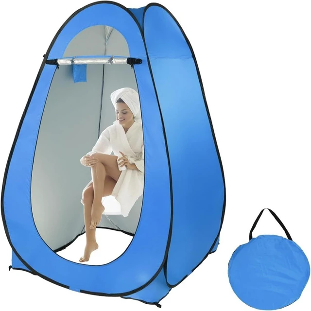 Alt view image 2 of 7 - Instant Pop Up Privacy Tent, Portable Foldable Outdoor Shower & Toilet Changing Room Shelter, Quick Setup Waterproof Tent for Camping Fishing Beach