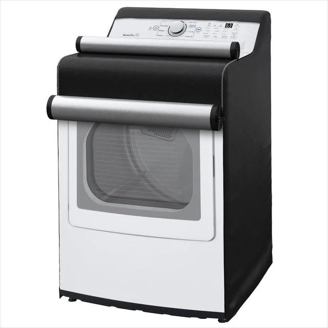 Alt view image 7 of 7 - Heavy-Duty Anti-Aging Fabric Washer Dryer Protective Cover, Waterproof Dustproof All Weather Shield, Indoor Outdoor Protector for Washing Machine & Clothes Dryer